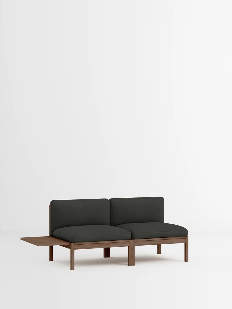 2 Seater Sofa with 1 Side Table