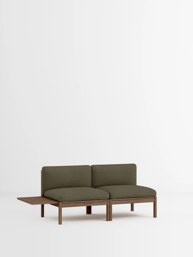 2 Seater Sofa with 1 Side Table