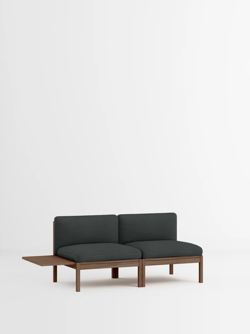 2 Seater Sofa with 1 Side Table