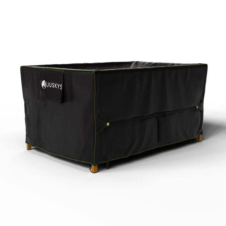 B-Ware Abdeckplane wasserdicht Schutzhülle für Gartenmöbel 160x100x75 cm schwarz