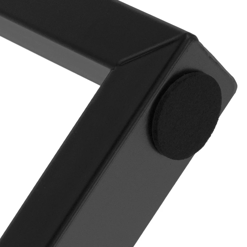 B-Ware Tischbeine Tischgestell 2er Set V-Design 70x72 cm Schwarz aus Metall ML-Design