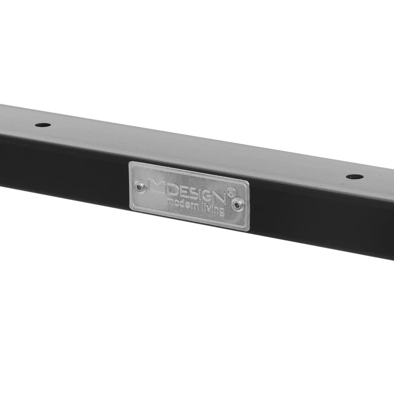 B-Ware Tischbeine Tischgestell 2er Set V-Design 70x72 cm Schwarz aus Metall ML-Design