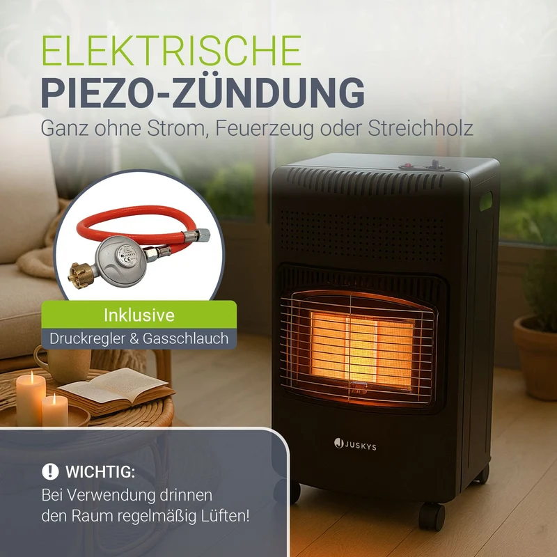 Gasheizer für Innenräume