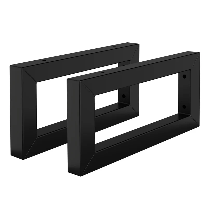 ML-Design | 2er Set Wandkonsole für Waschtisch aus Stahl, Design Waschtischhalterung, Wandhalterung Unterbau für Waschtischplatte