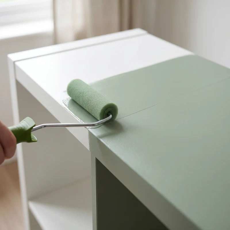 Möbelfarbe ohne Schleifen, Salbei 750ml Kreidefarbe ideal für IKEA Möbel, Kreidelack für ca. 6m²