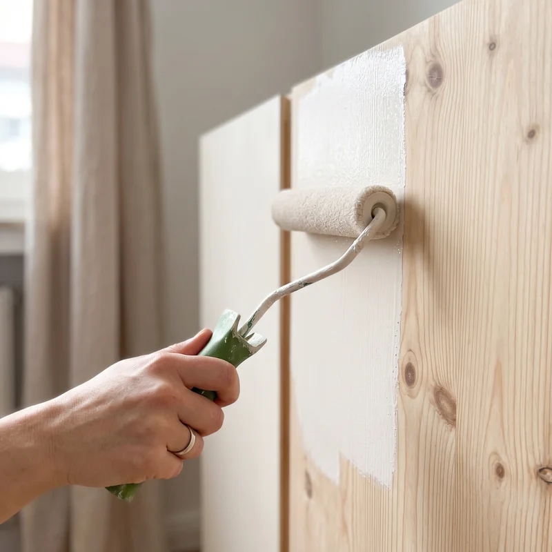 Möbelfarbe ohne Schleifen, Weiß 750ml Kreidefarbe ideal für IKEA Möbel, Kreidelack für ca. 6m²
