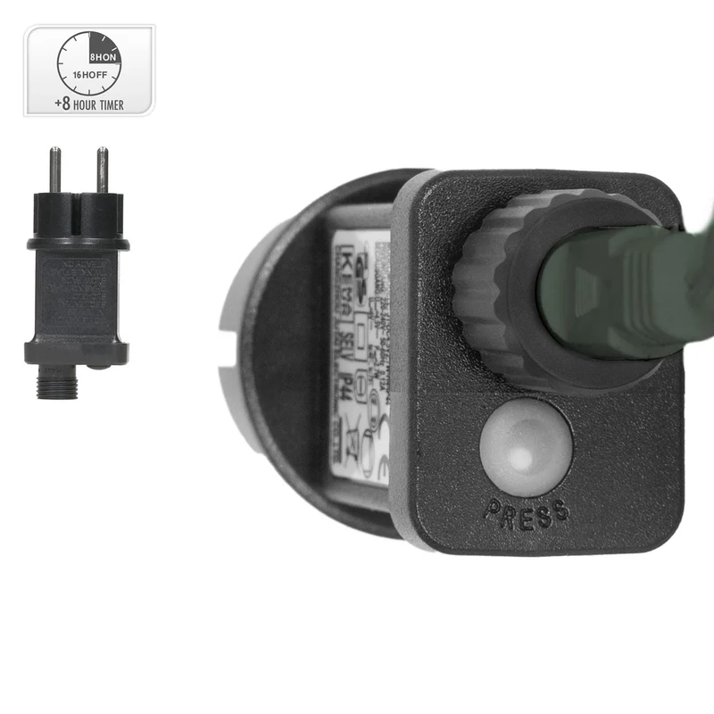 ECD Germany | LED Lichterkette Außen Innen 15 m Warmweiß Weihnachtsbeleuchtung LED Cluster Büschellichterkette Weihnachten wetterfest 750 LED Timer