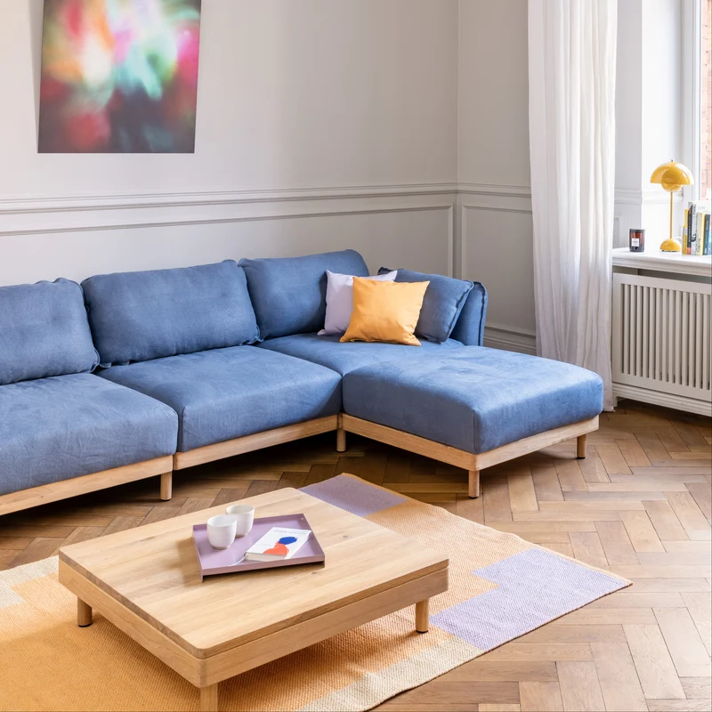 Ecksofa Mio Lounge 5-Sitzer mit Chaiselongue & Armlehne