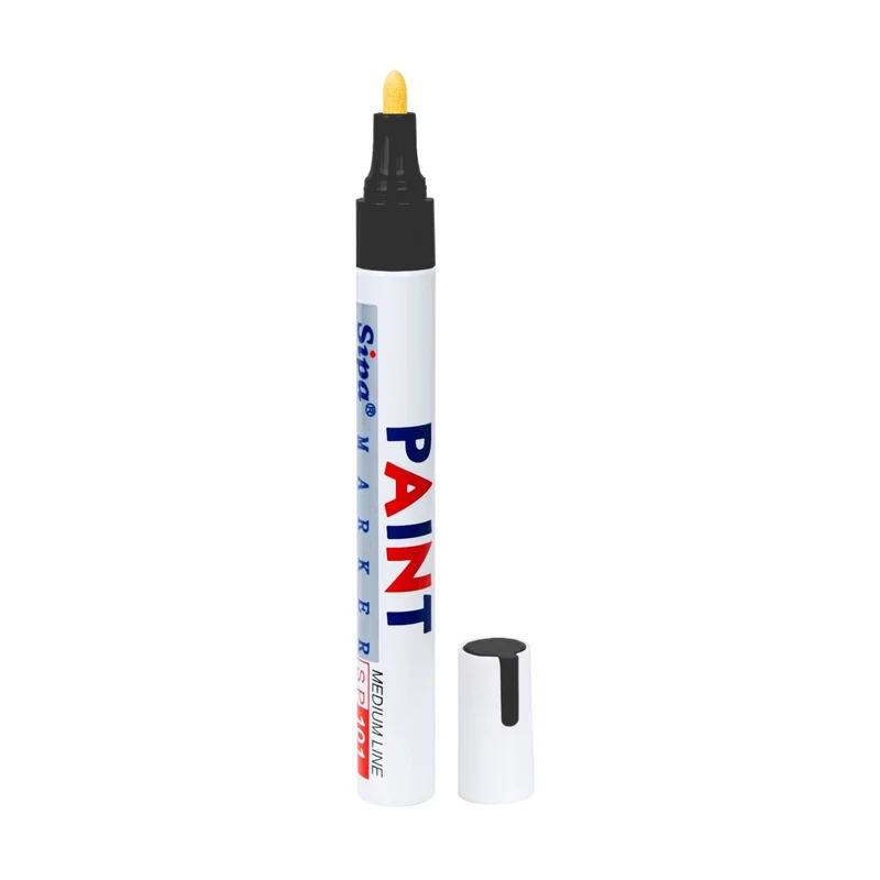 Lackmarker SP101, medium, Metallgehäuse, Farbe: Schwarz