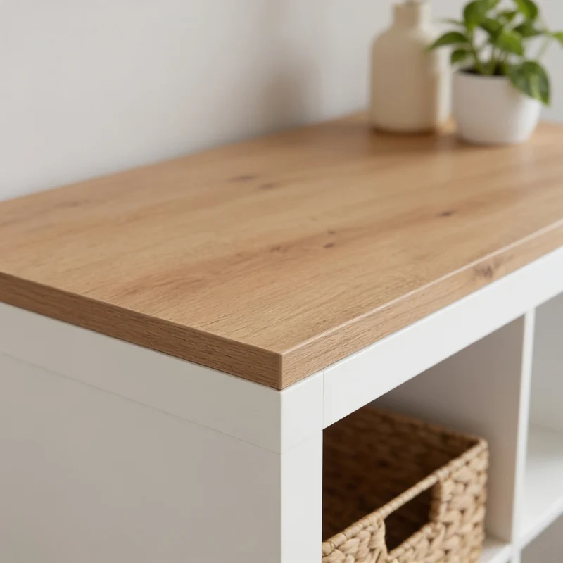 Holzplatte für IKEA Kallax Regal 1er, 2er, 3er oder 4er - Eiche Deckplatte