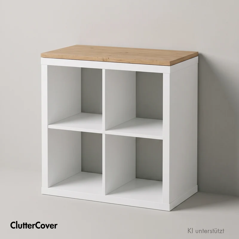 Holzplatte für IKEA Kallax Regal 1er, 2er, 3er oder 4er - Eiche Deckplatte