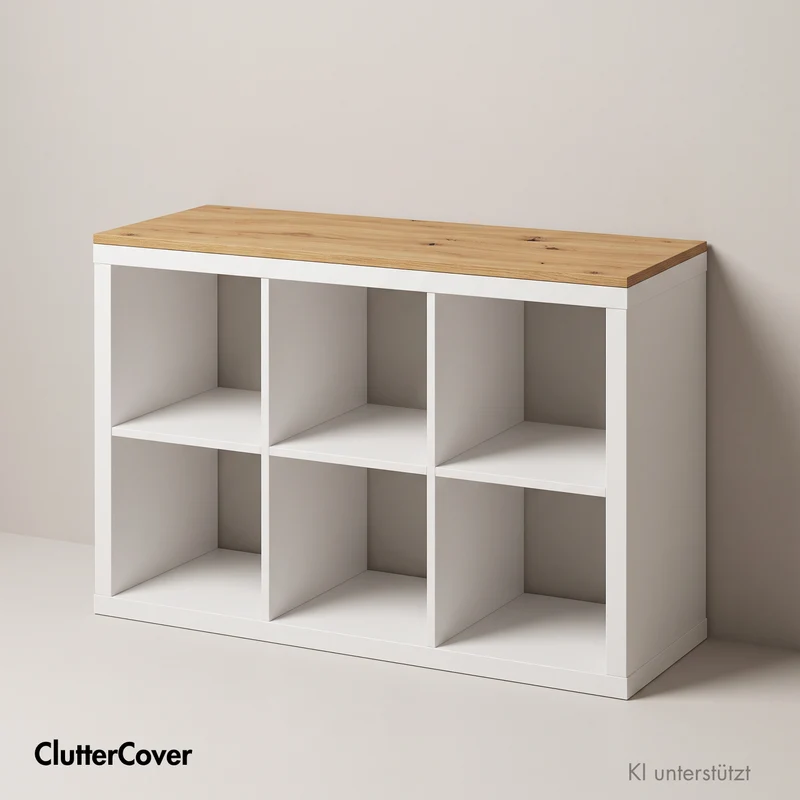 Holzplatte für IKEA Kallax Regal 1er, 2er, 3er oder 4er - Eiche Deckplatte