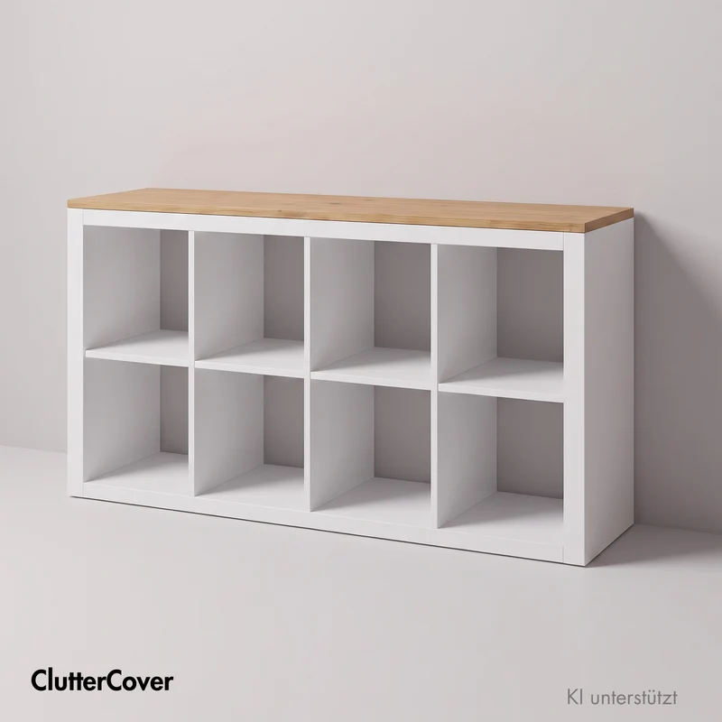 Holzplatte für IKEA Kallax Regal 1er, 2er, 3er oder 4er - Eiche Deckplatte