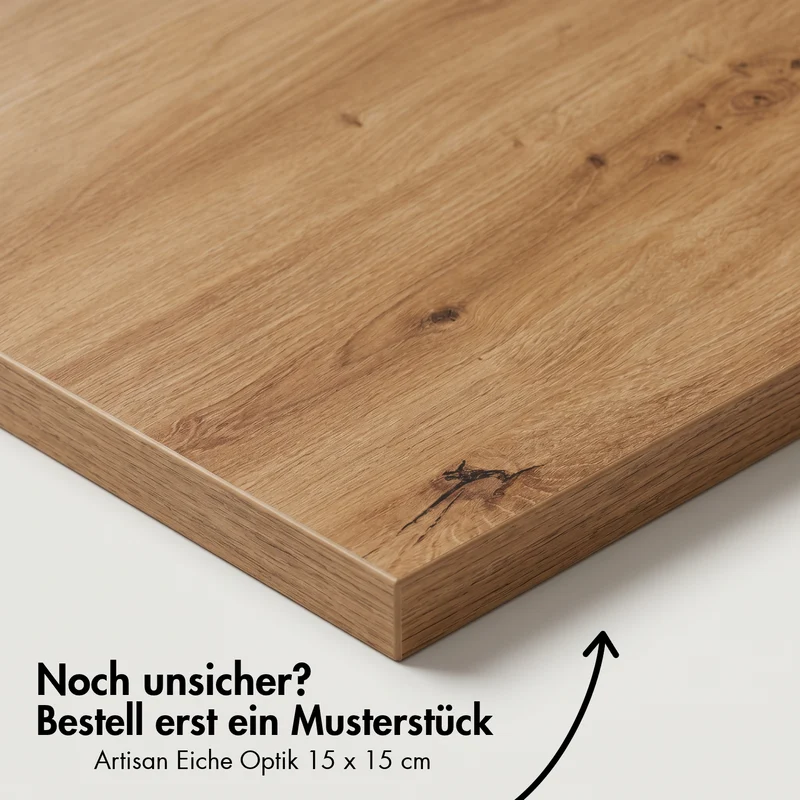 Holzplatte für IKEA Kallax Regal 1er, 2er, 3er oder 4er - Eiche Deckplatte