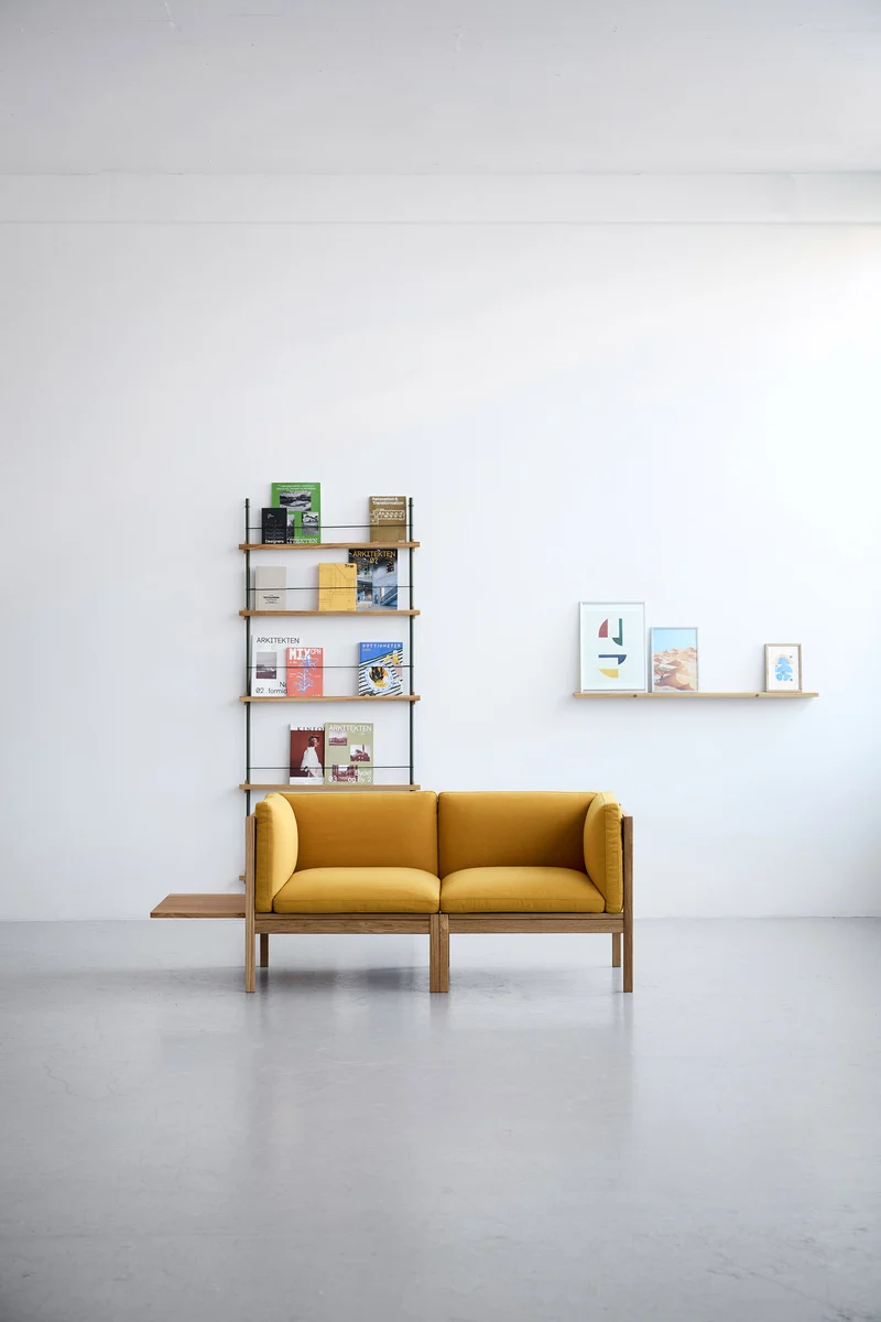 2 Seater Sofa with Sides + 1 Side Table