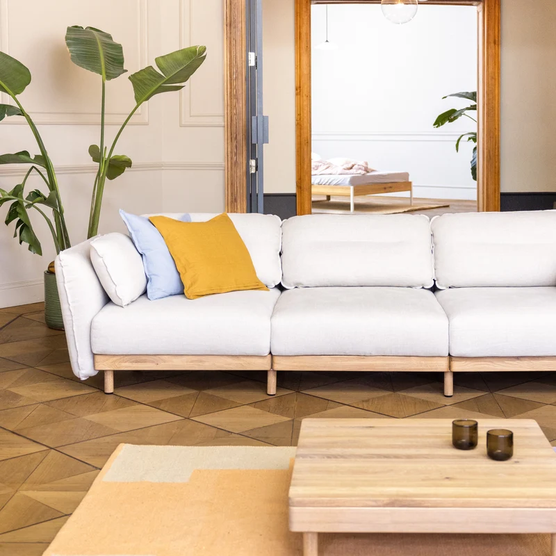 Ecksofa Mio Soft 5-Sitzer Eiche
