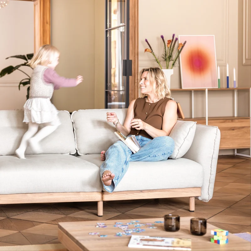Ecksofa Mio Soft 4-Sitzer Eiche