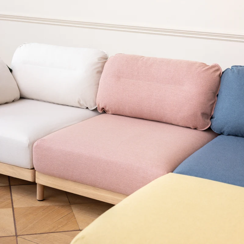Ecksofa Mio 6-Sitzer Eiche