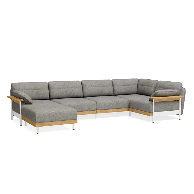 Ecksofa Mio Lounge 5-Sitzer mit Chaiselongue & Armlehne