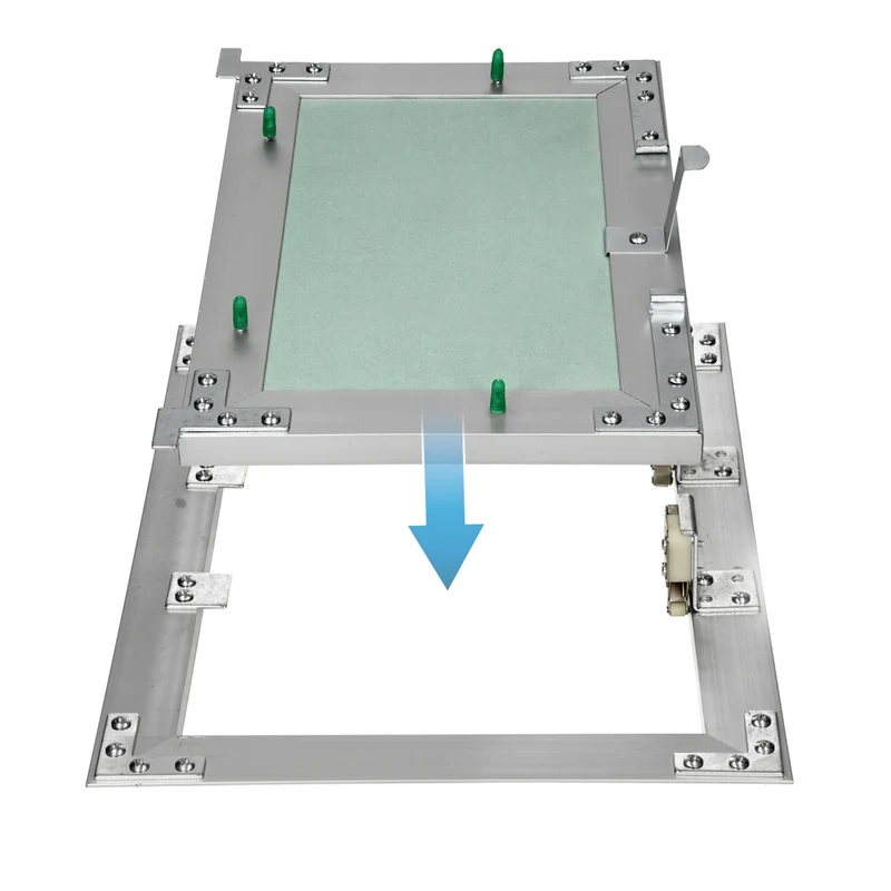 Revisionsklappe GK-Einlage 200x300 mm mit Rahmen aus Aluminium