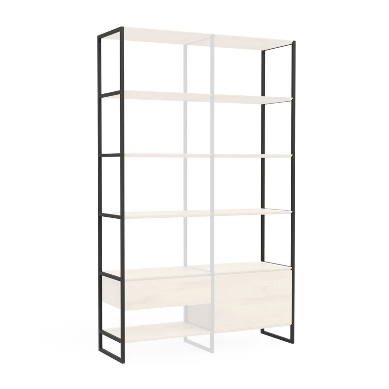 Regalmodul Wega Frame 2040 Schwarz