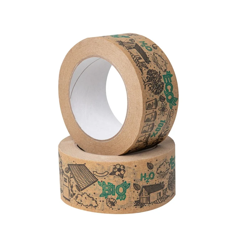 Papier-Packklebeband Solvent mit ECO-Aufdruck 50 mm x 50 m