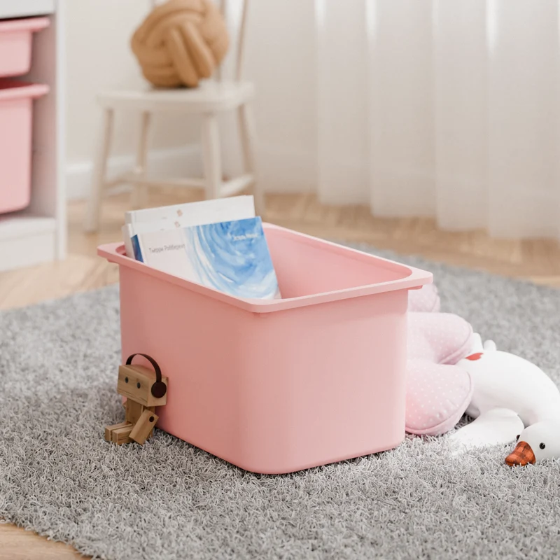 Große Box „TRÖVI“ für IKEA Trofast Regale – 42 × 30 × 23 cm in Rosa