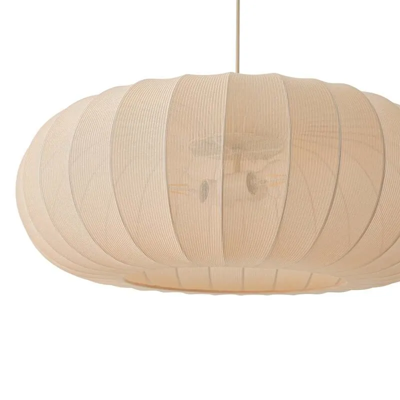 B-Ware Lindby Hängeleuchte Helin LED Pendelleuchte dimmbar beige Ø70cm 3xE27 26cm