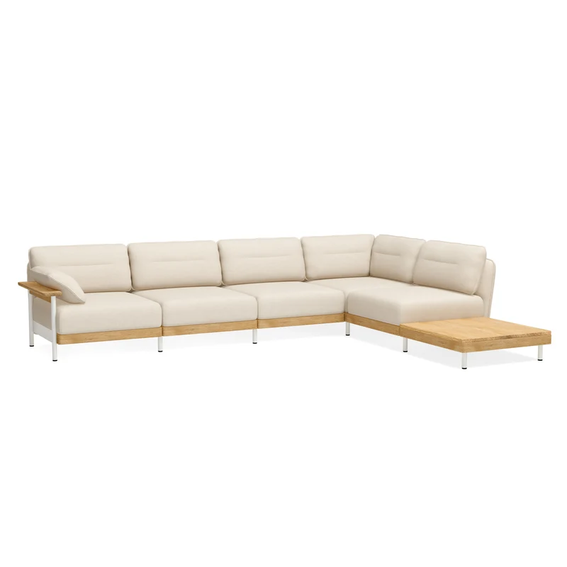 Ecksofa Mio Lounge 5-Sitzer mit Tisch