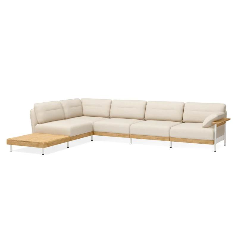Ecksofa Mio Lounge 5-Sitzer mit Tisch