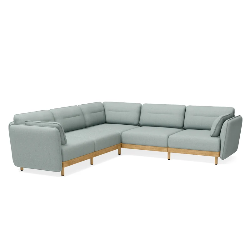Ecksofa Mio Soft 5-Sitzer Eiche