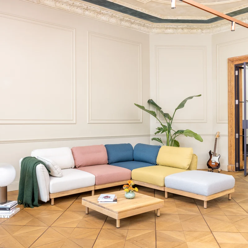 Ecksofa Mio Lounge 4-Sitzer mit Chaiselongue