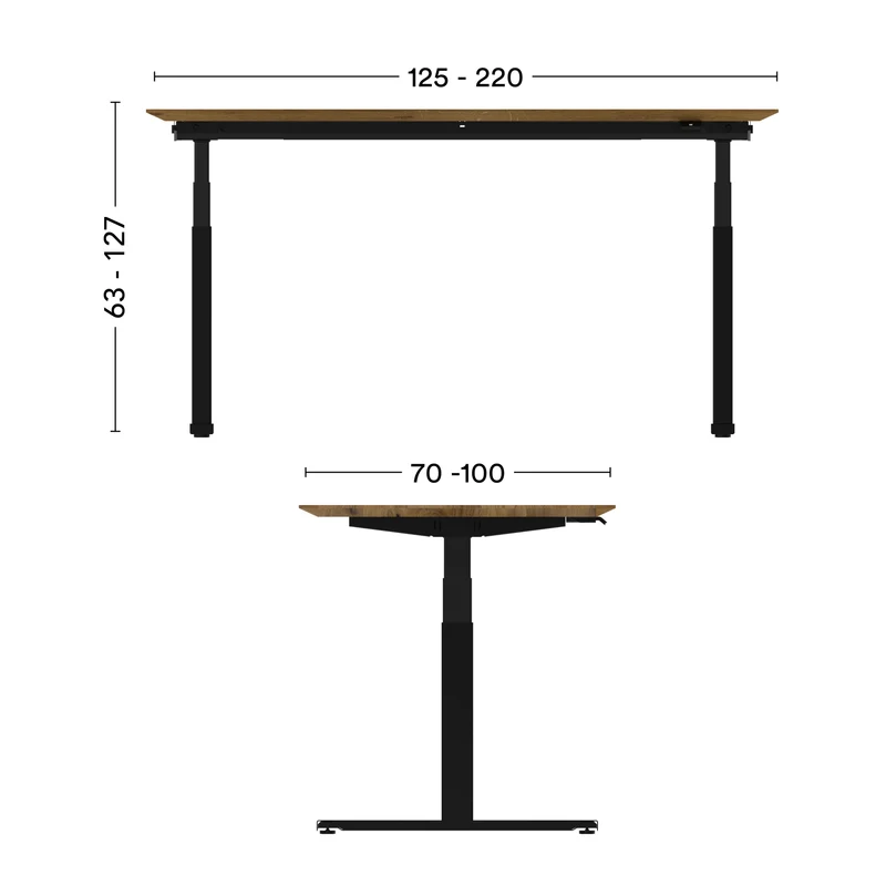 Schreibtisch Nova Schwarz