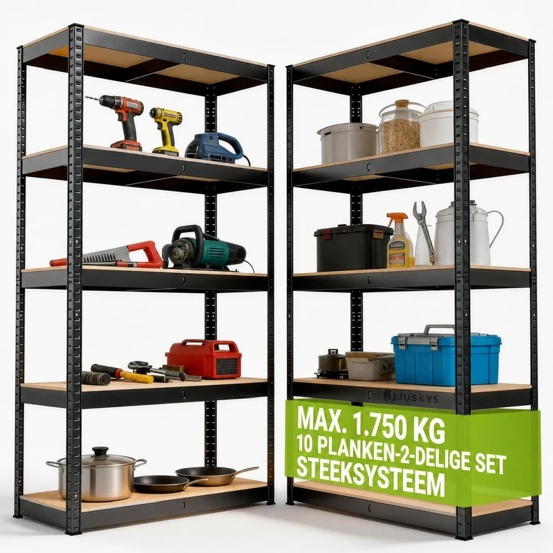 Lagerregal Basic 2er bis 8er Set 180 x 90 x 40 cm