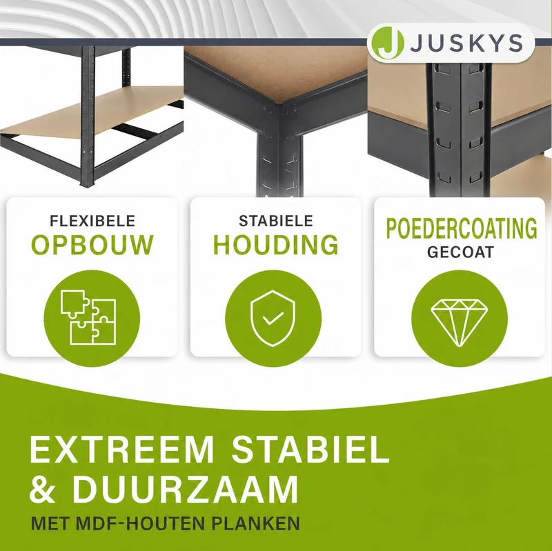 Lagerregal Basic 2er bis 8er Set 180 x 90 x 40 cm