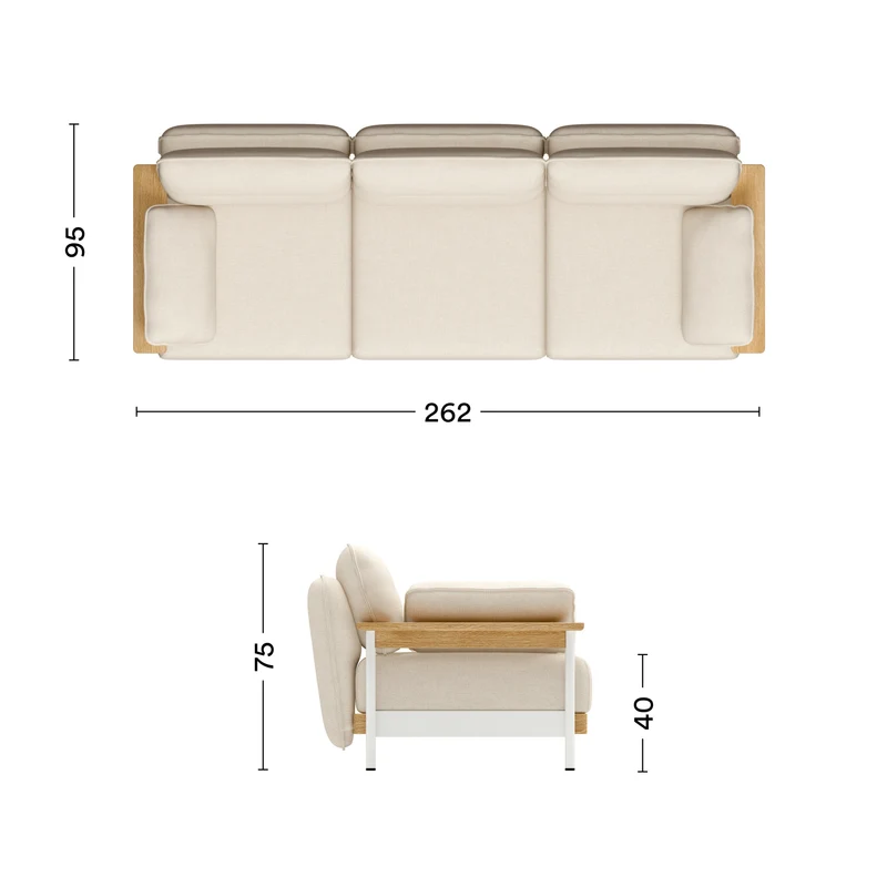 Sofa Mio Lounge 3-Sitzer