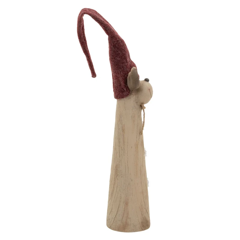 ECD GERMANY | Weihnachtselch-Figur mit LED-Beleuchtung 80-113 cm Braun Weihnachtsdeko Innen LED-Rentier Weihnachtsfigur Batteriebetrieben Dekofigur