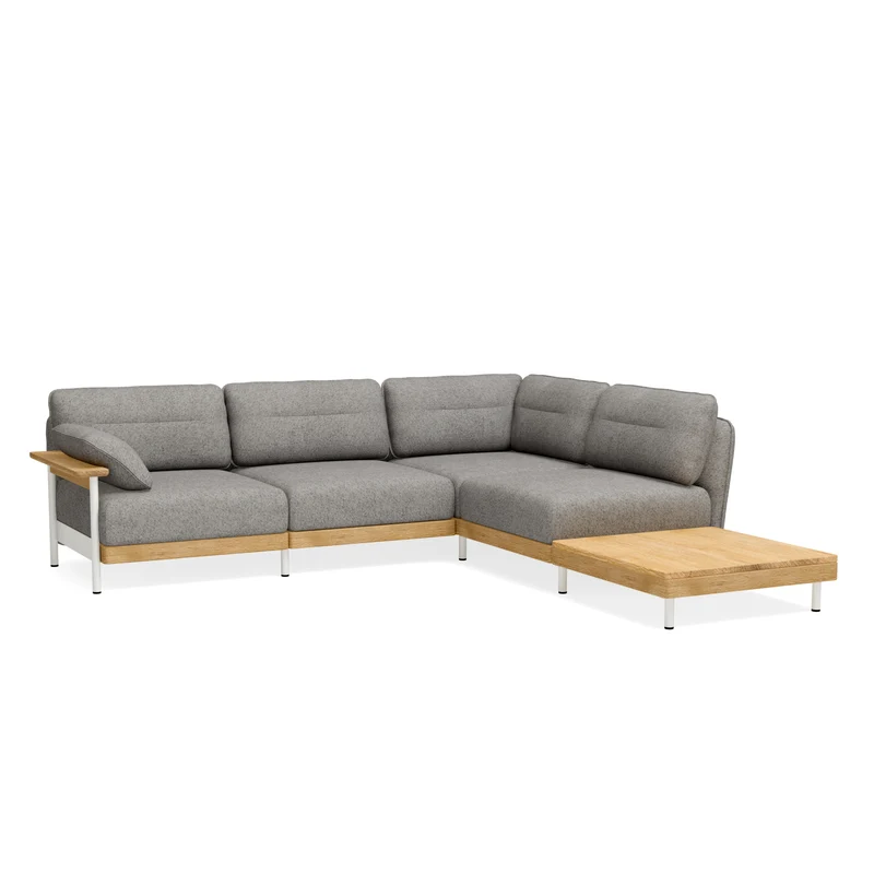 Ecksofa Mio Lounge 4-Sitzer mit Tisch