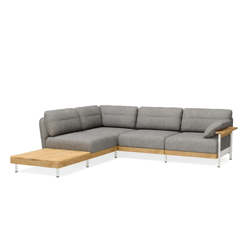 Ecksofa Mio Lounge 4-Sitzer mit Tisch