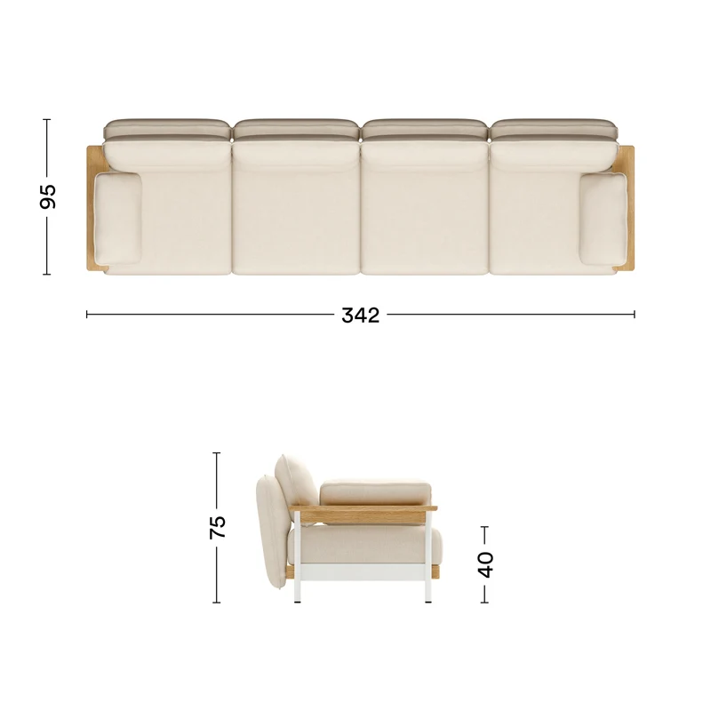 Sofa Mio Lounge 4-Sitzer