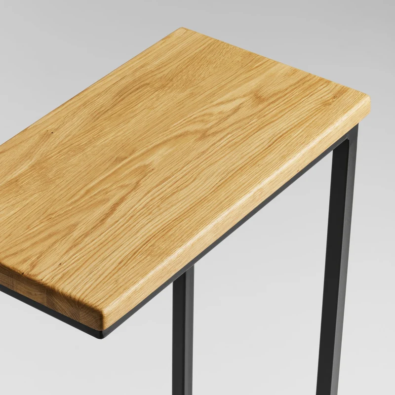 Beistelltisch C Form Holz – Modell San Jose
