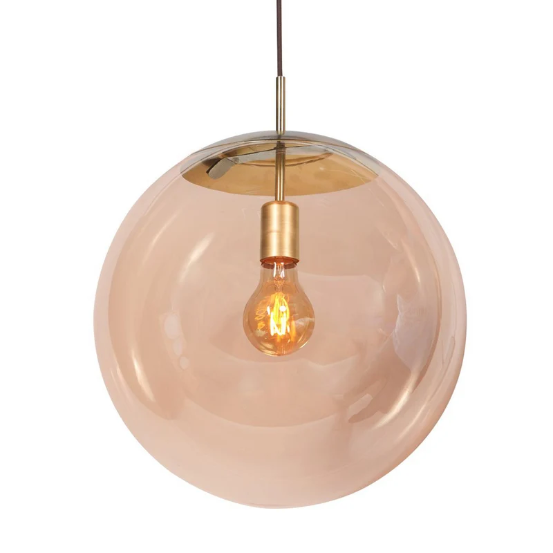 B-Ware Steinhauer Hängeleuchte Bollique LED Pendelleuchte dimmbar messing Ø40cm Glas