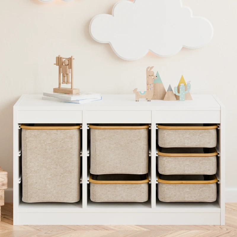 Box für IKEA Trofast Regal in Beige - verschiedene Größen