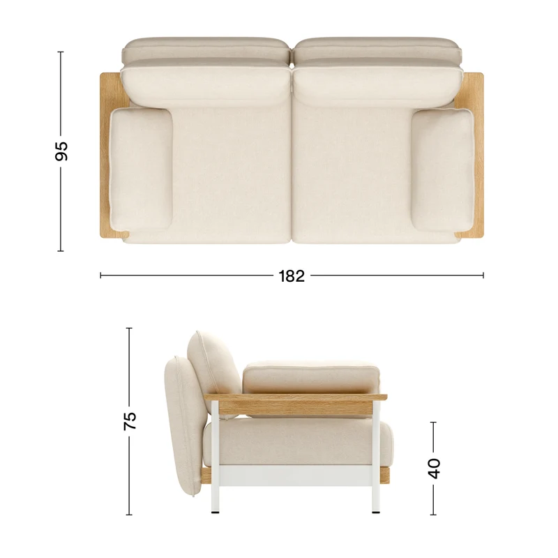Sofa Mio Lounge 2-Sitzer