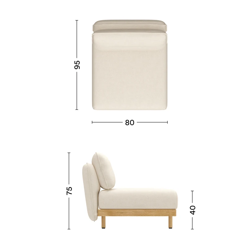 Sessel Mio Basic Weiß