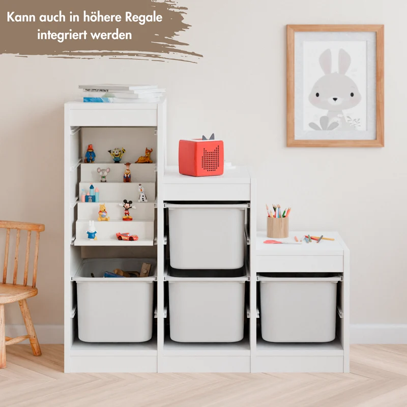 Tonie Regal für IKEA Trofast - Magnetische Treppe zur Aufbewahrung von Tonie Figuren