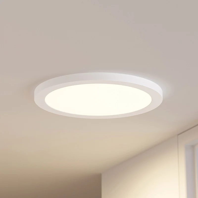 B-Ware Prios Deckenlampe Aureka LED Leuchte mit Bewegungsmelder Ø33cm warmweiß weiß