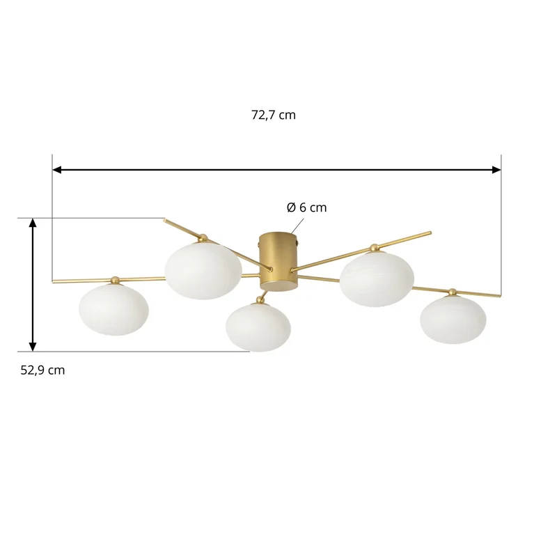 B-Ware Lindby Valisa Deckenleuchte Deckenlampe Leuchte Lampe Deckenlicht Licht95