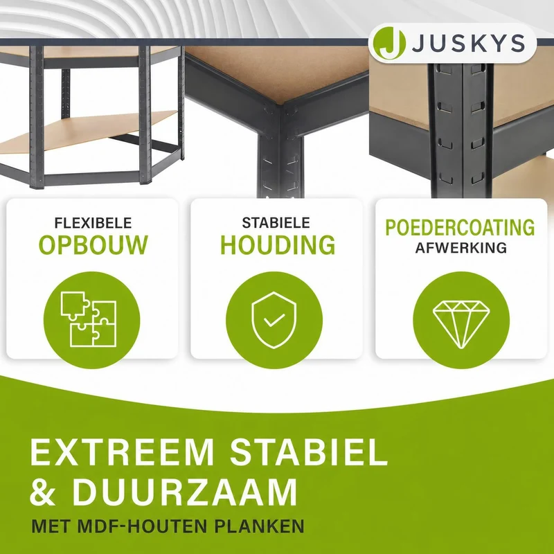 Eckregal Corner Easy 160 x 75 x 40-75 cm