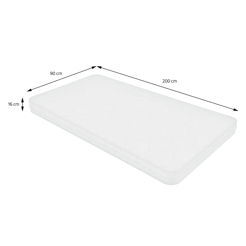 Matratze 90x200x16 cm aus Kaltschaum ML-Design